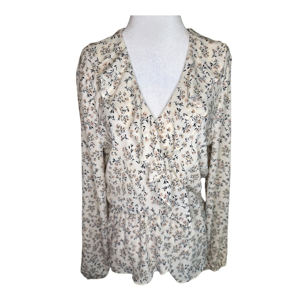 Floral Cream Blouse